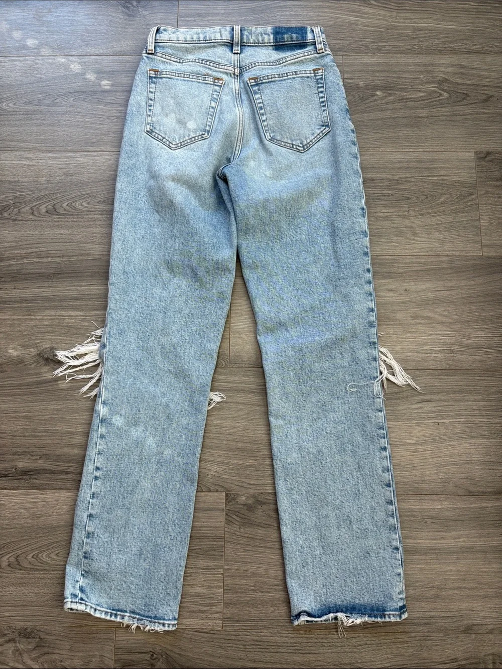 Abercrombie & Fitch Women’s 90s Straight Ultra High-Rise Jeans, Size 27 - Picture 2 of 6